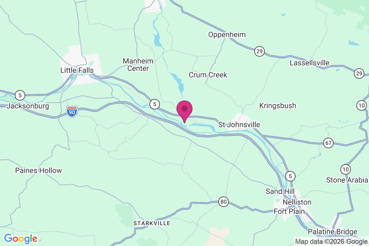 East Creek map