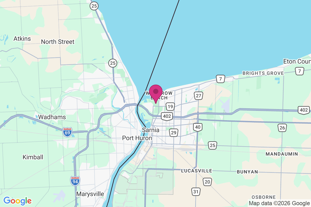 Point Edward map