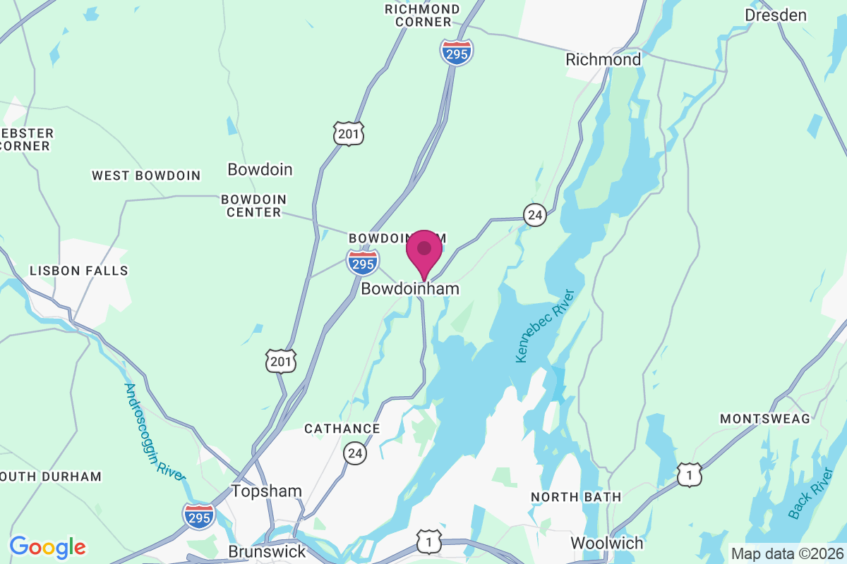 Bowdoinham map