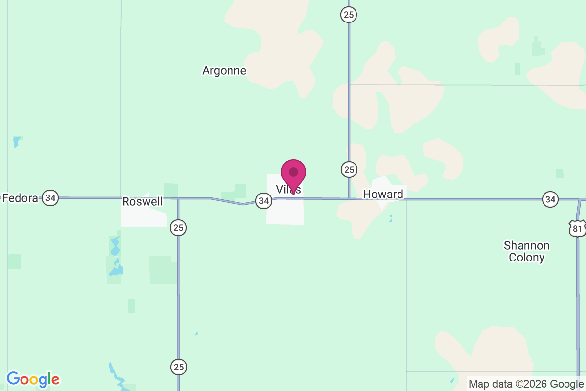 Vilas map