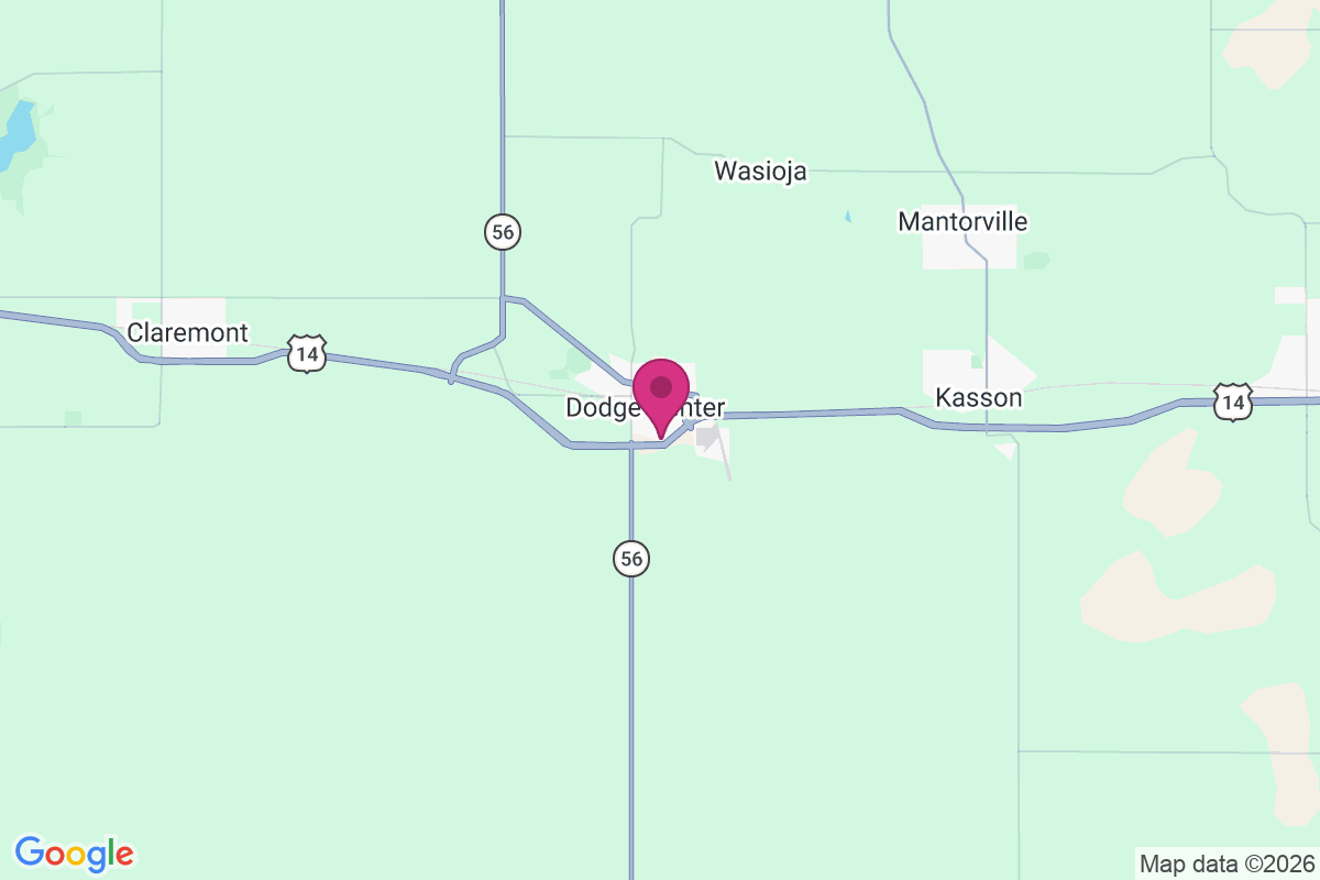 Dodge Center map