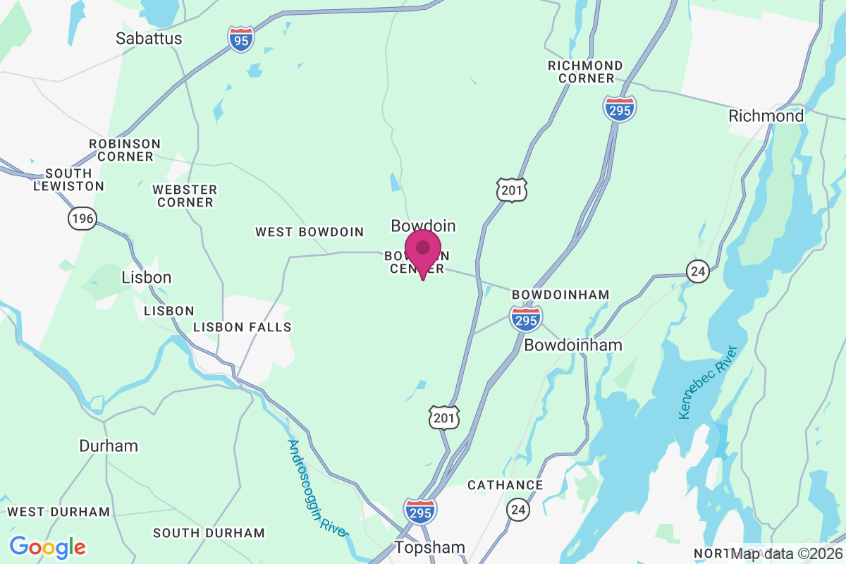 Bowdoin Center map