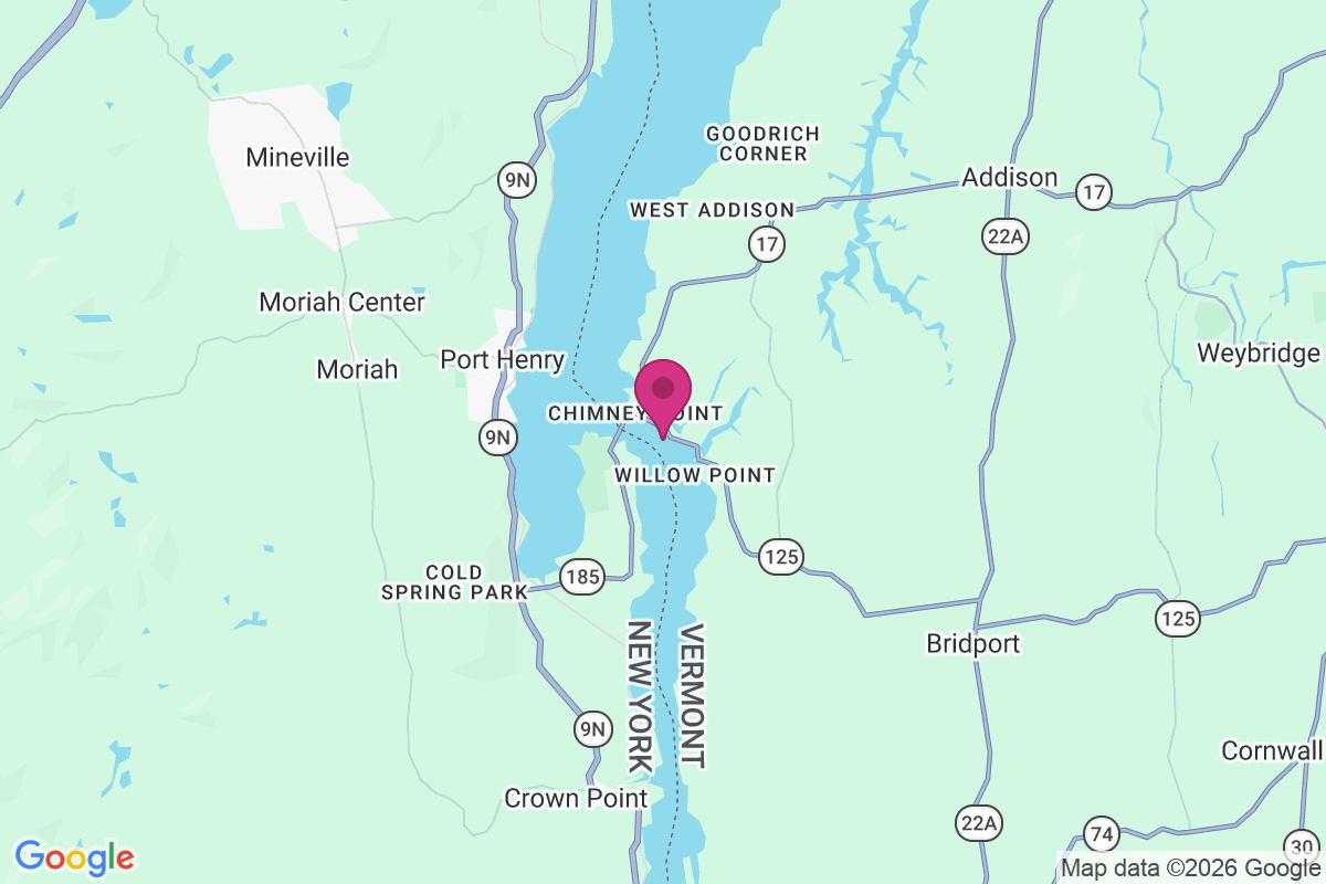 Chimney Point map