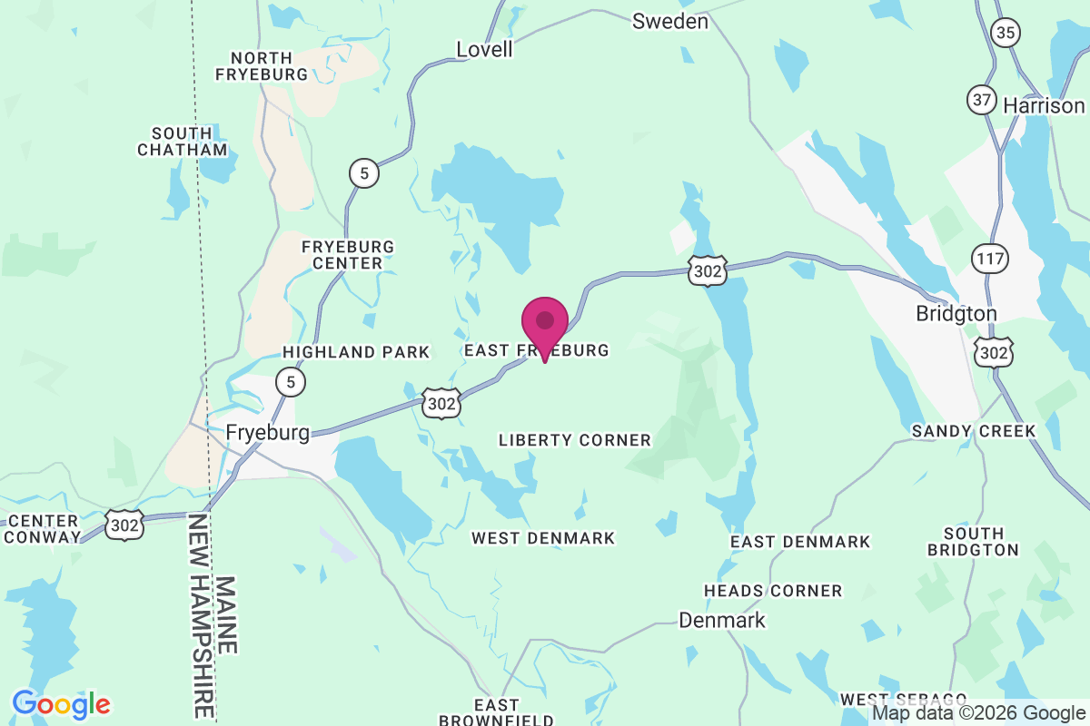 East Fryeburg map