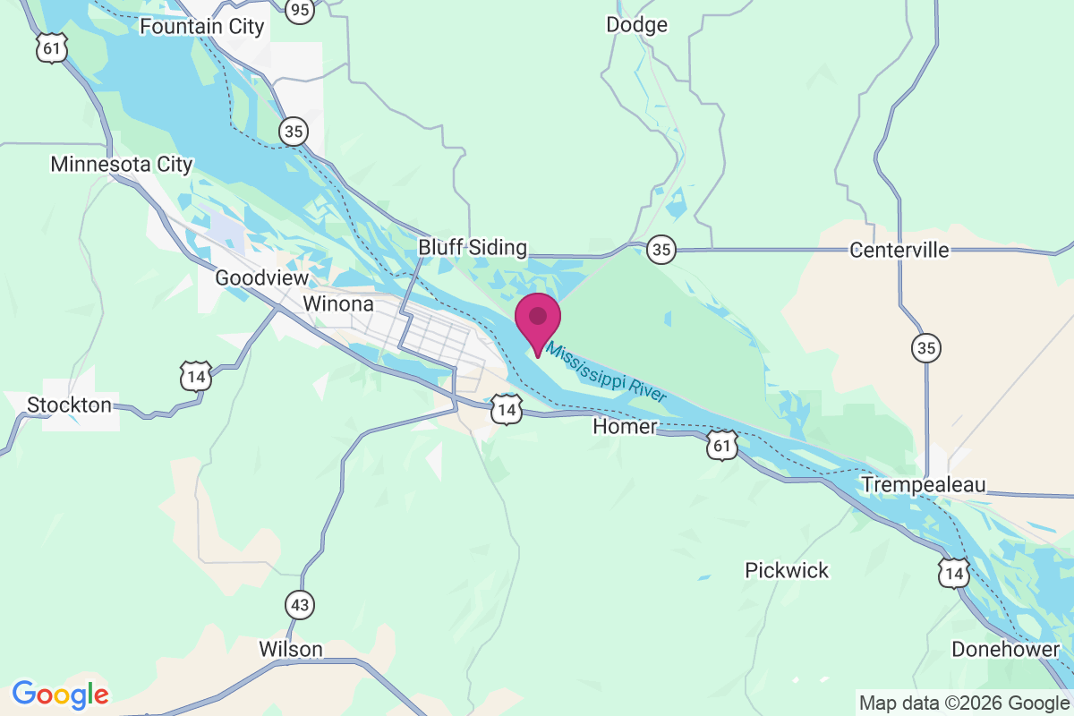 East Winona map