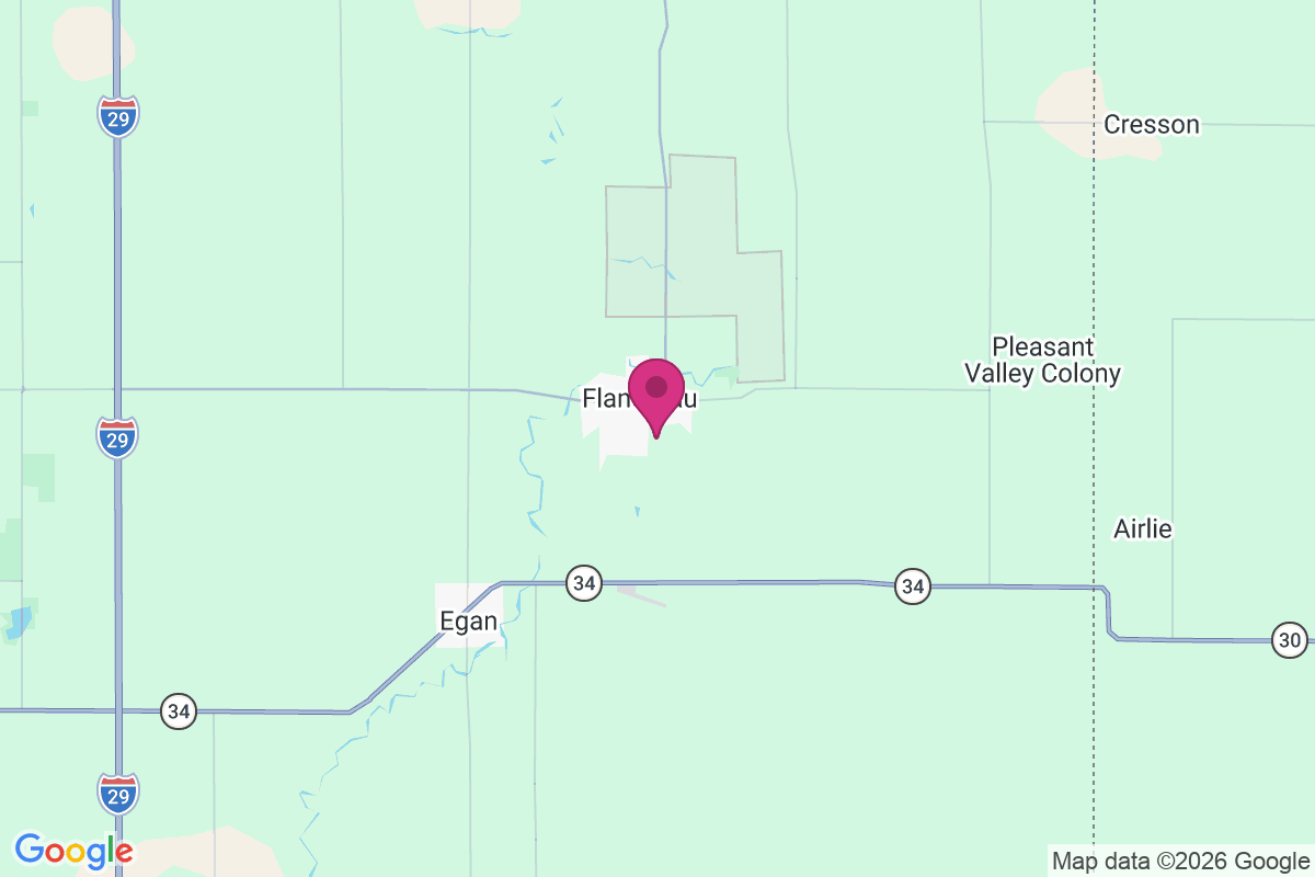 Flandreau map