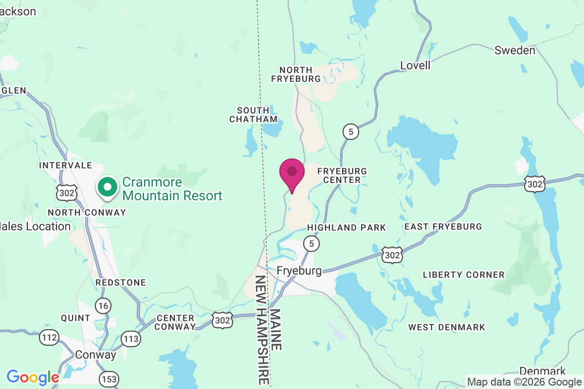 West Fryeburg map
