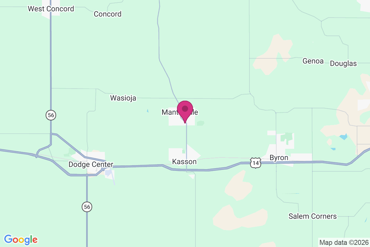 Mantorville map