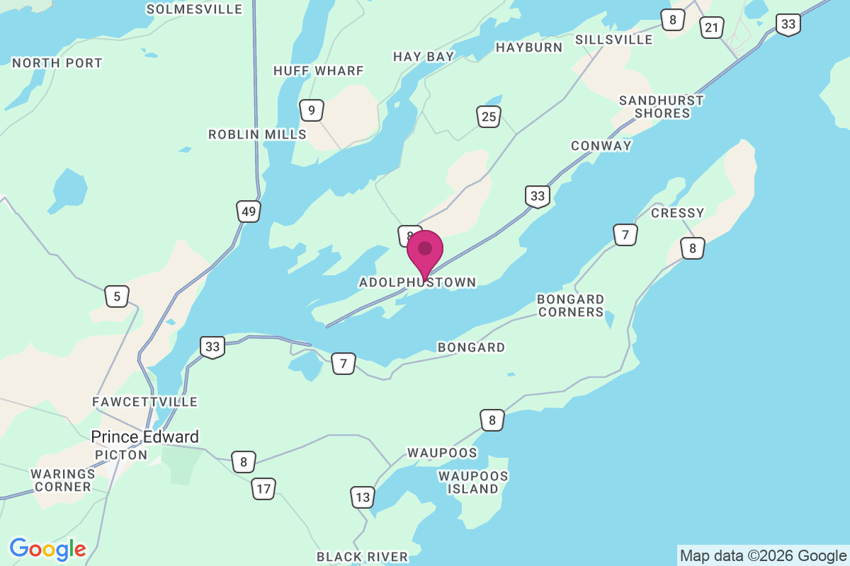 Adolphustown map
