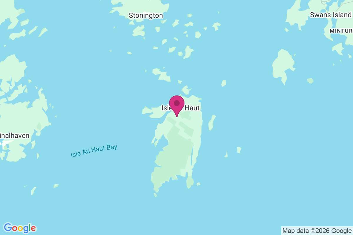 Isle au Haut map
