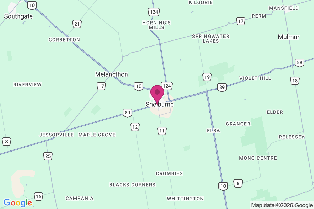 Shelburne map