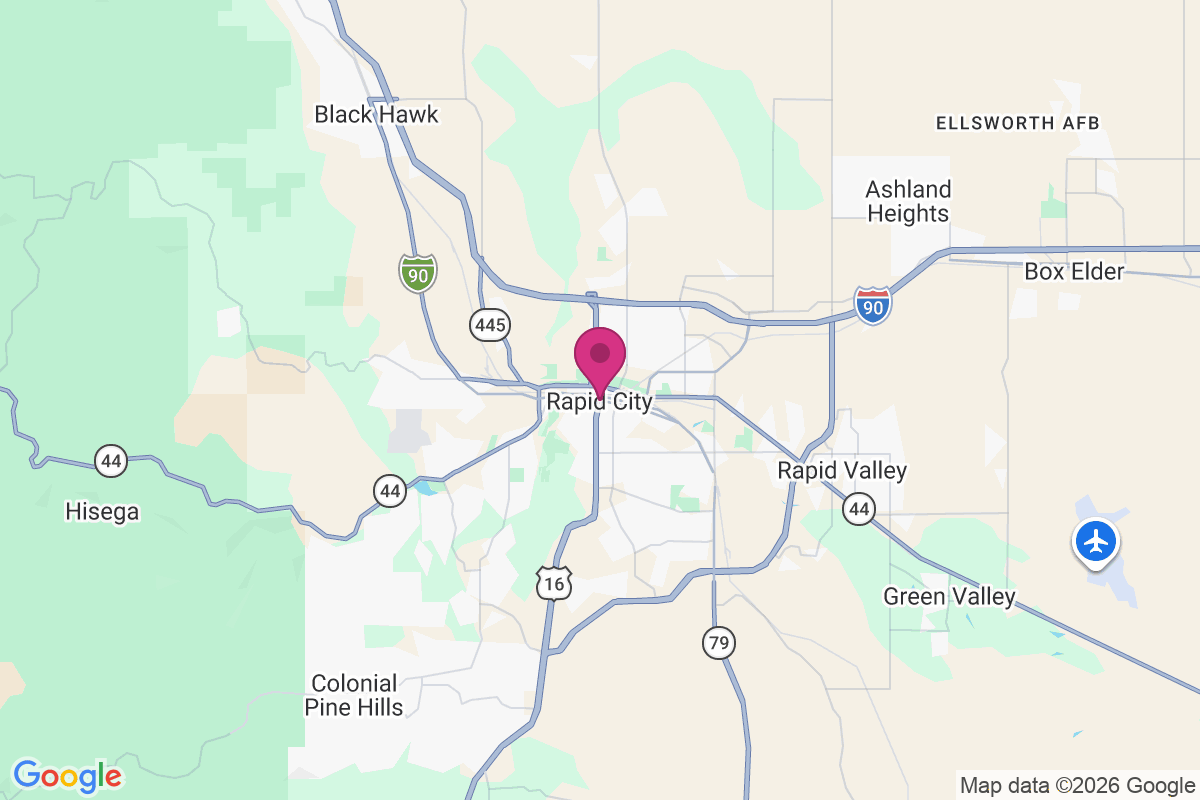 Rapid City map