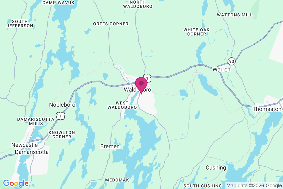 Waldoboro map