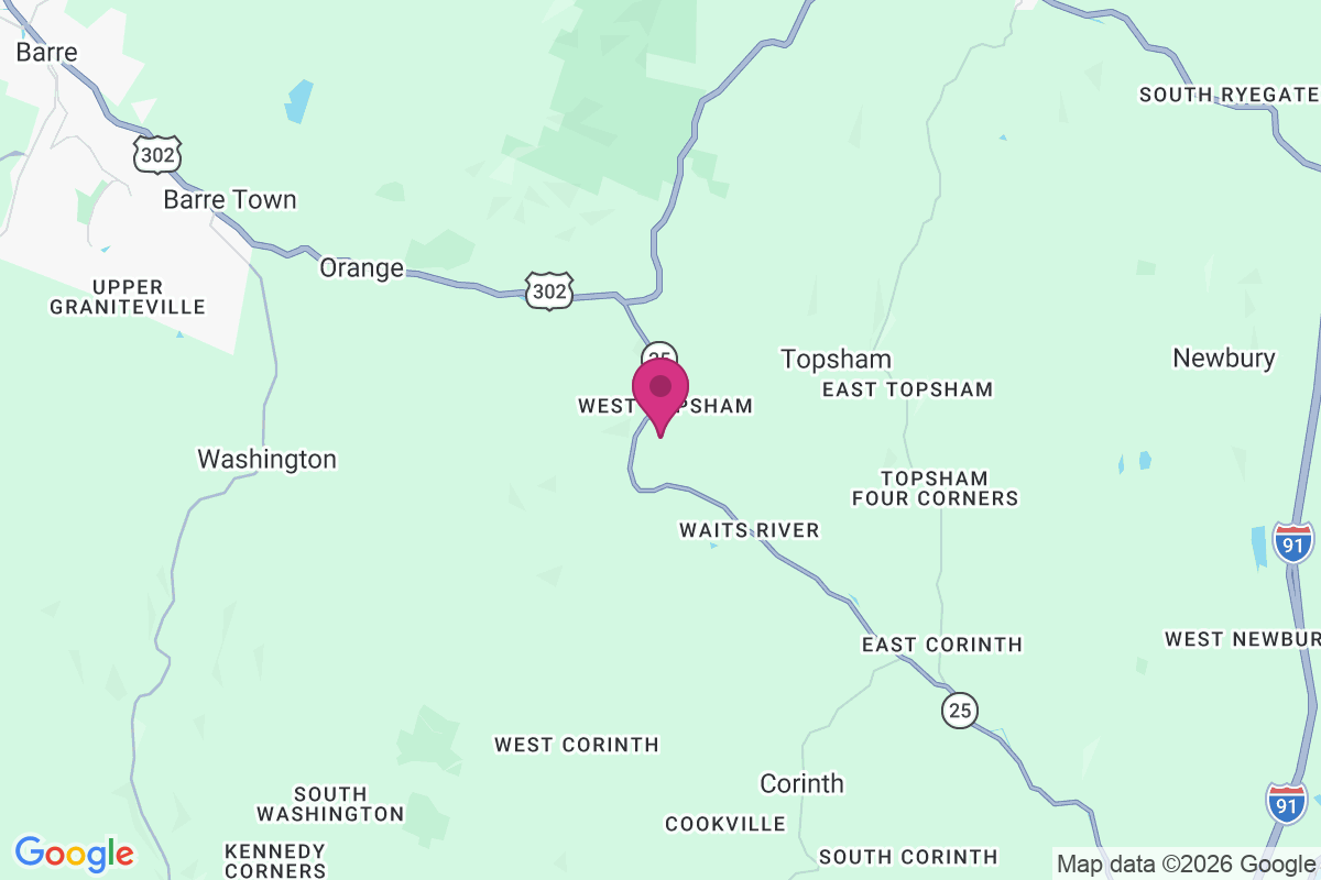 West Topsham map
