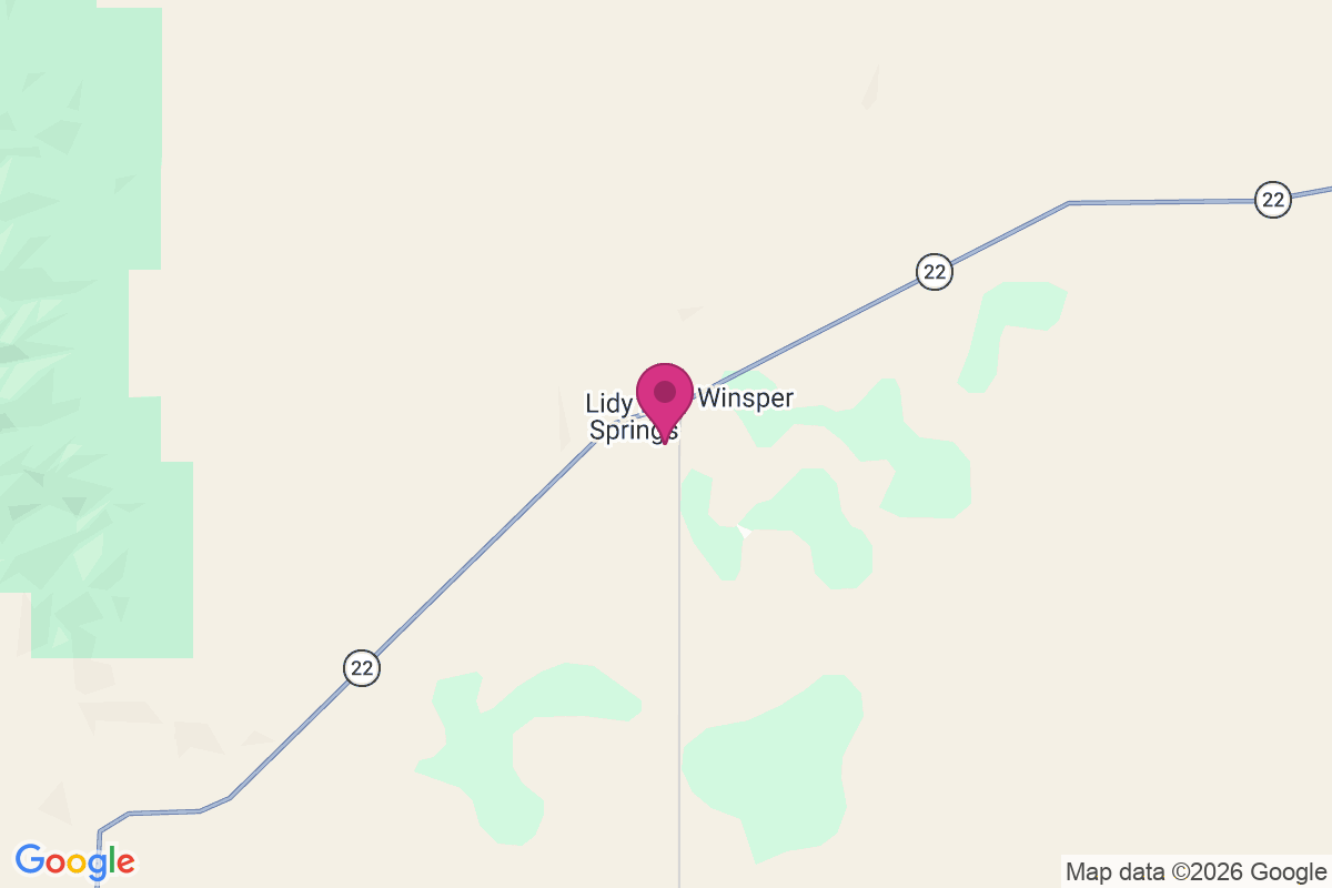 Lidy Hot Springs map