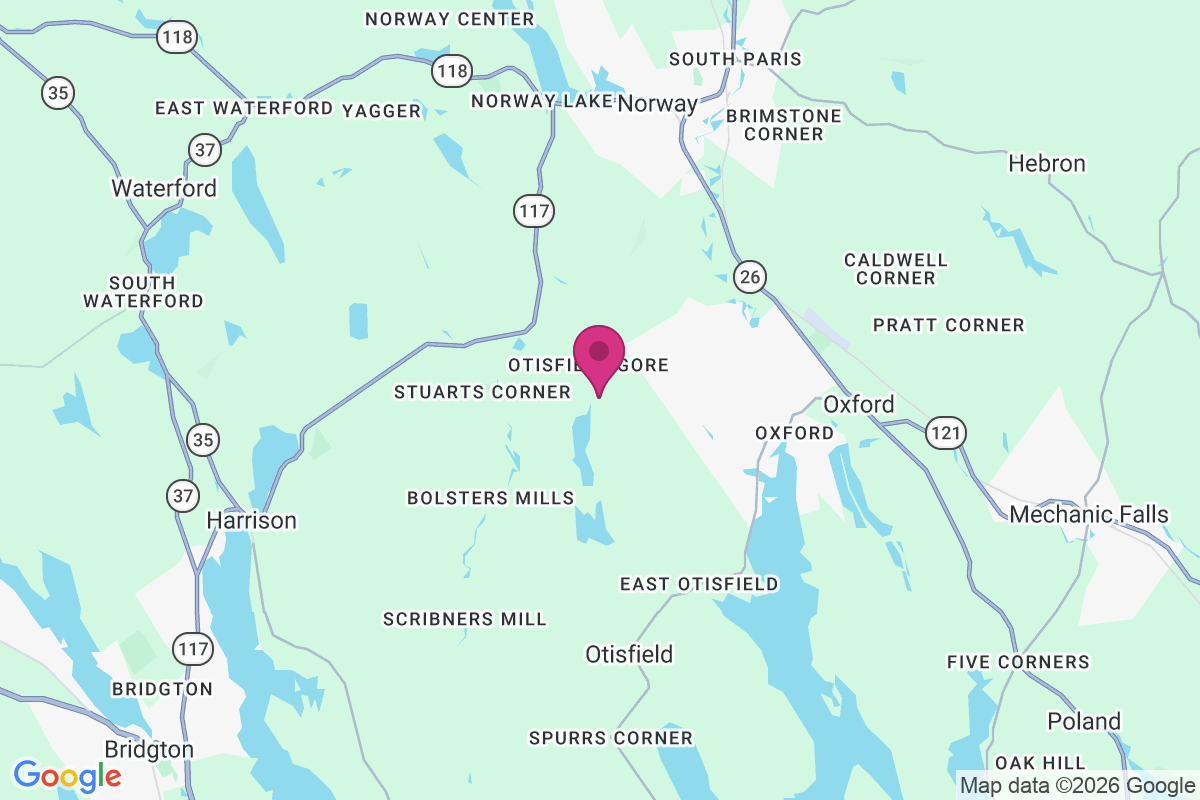 Otisfield Gore map