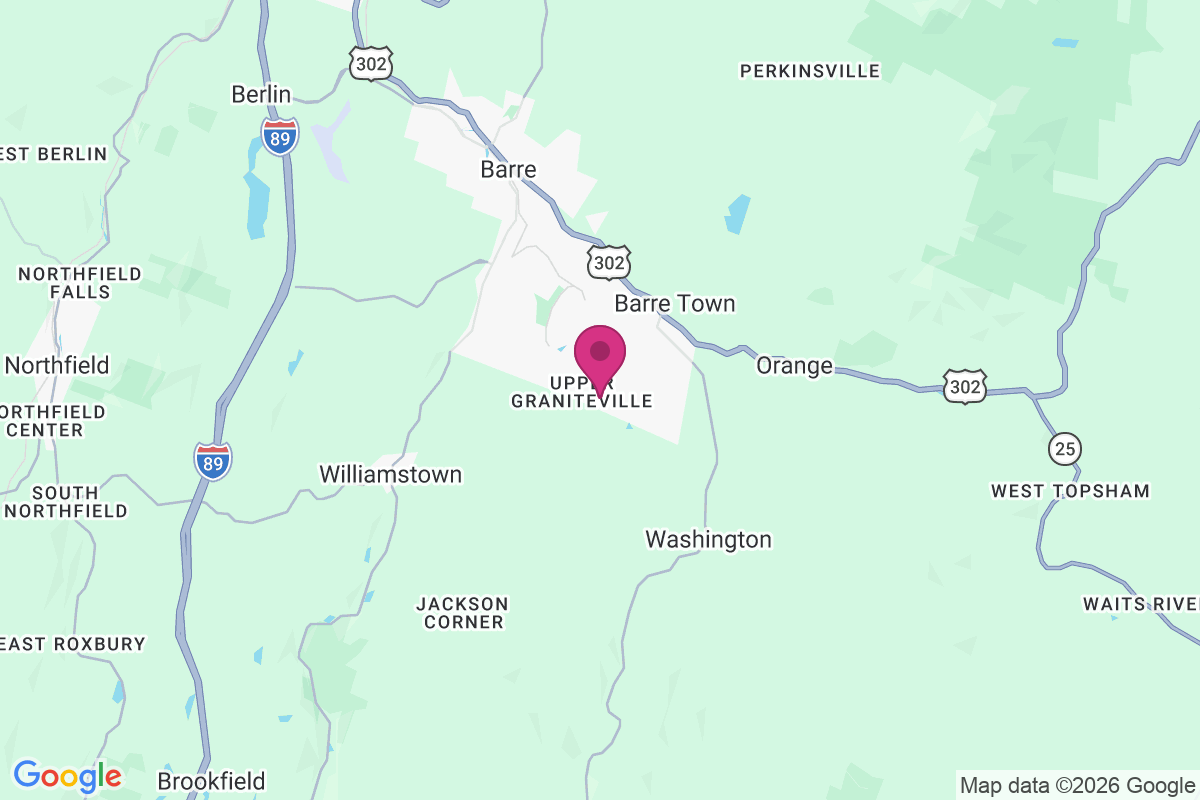 Upper Graniteville map
