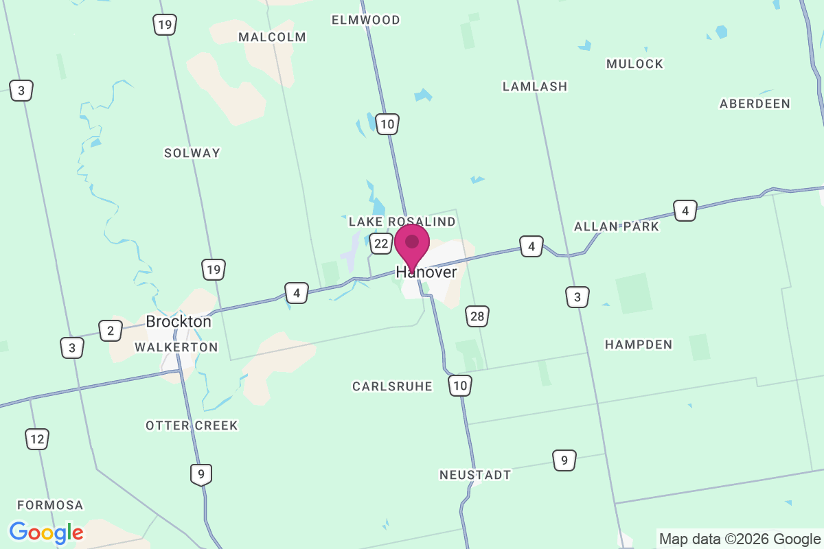 Hanover map