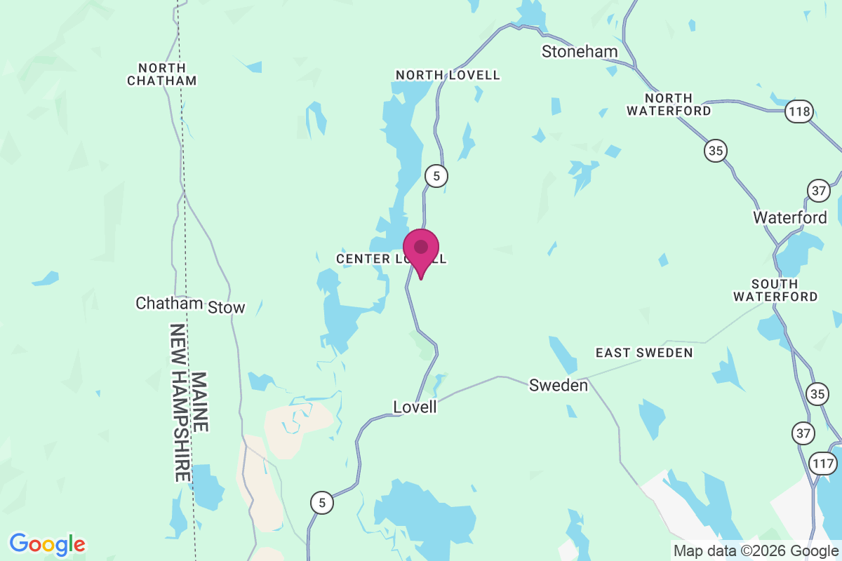 Center Lovell map