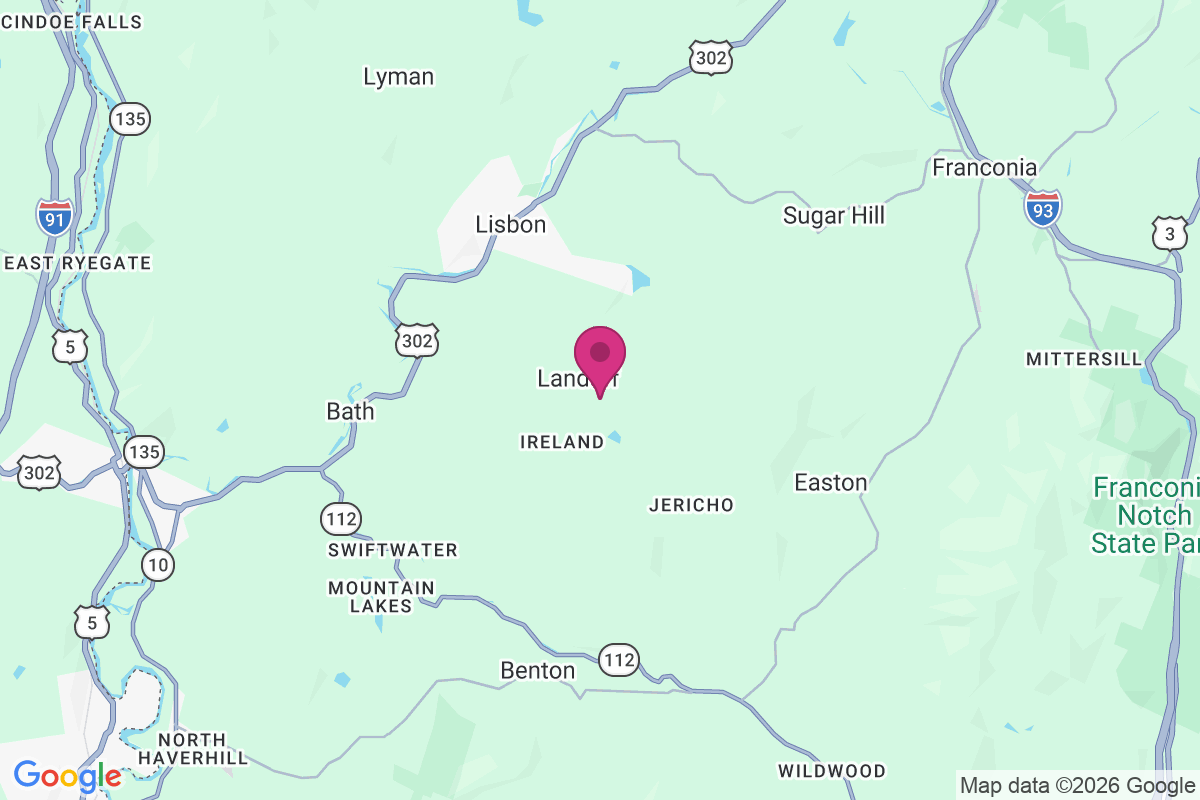 Landaff Center map