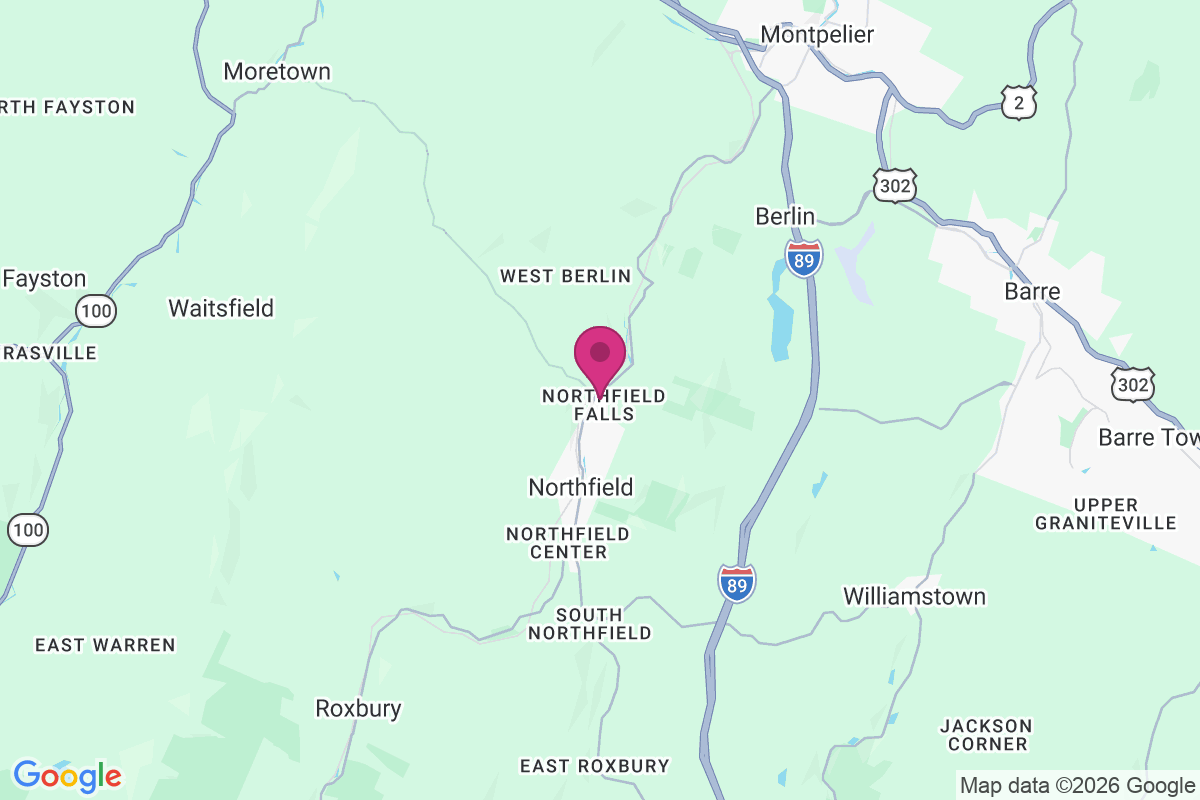 Northfield Falls map