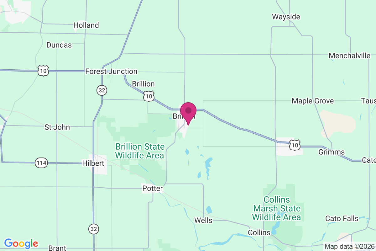 Brillion map
