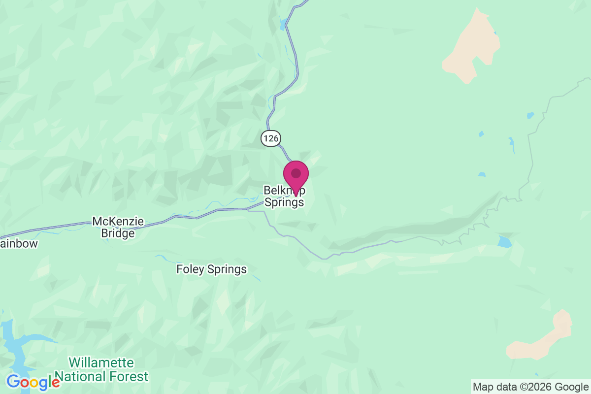 Belknap Springs map