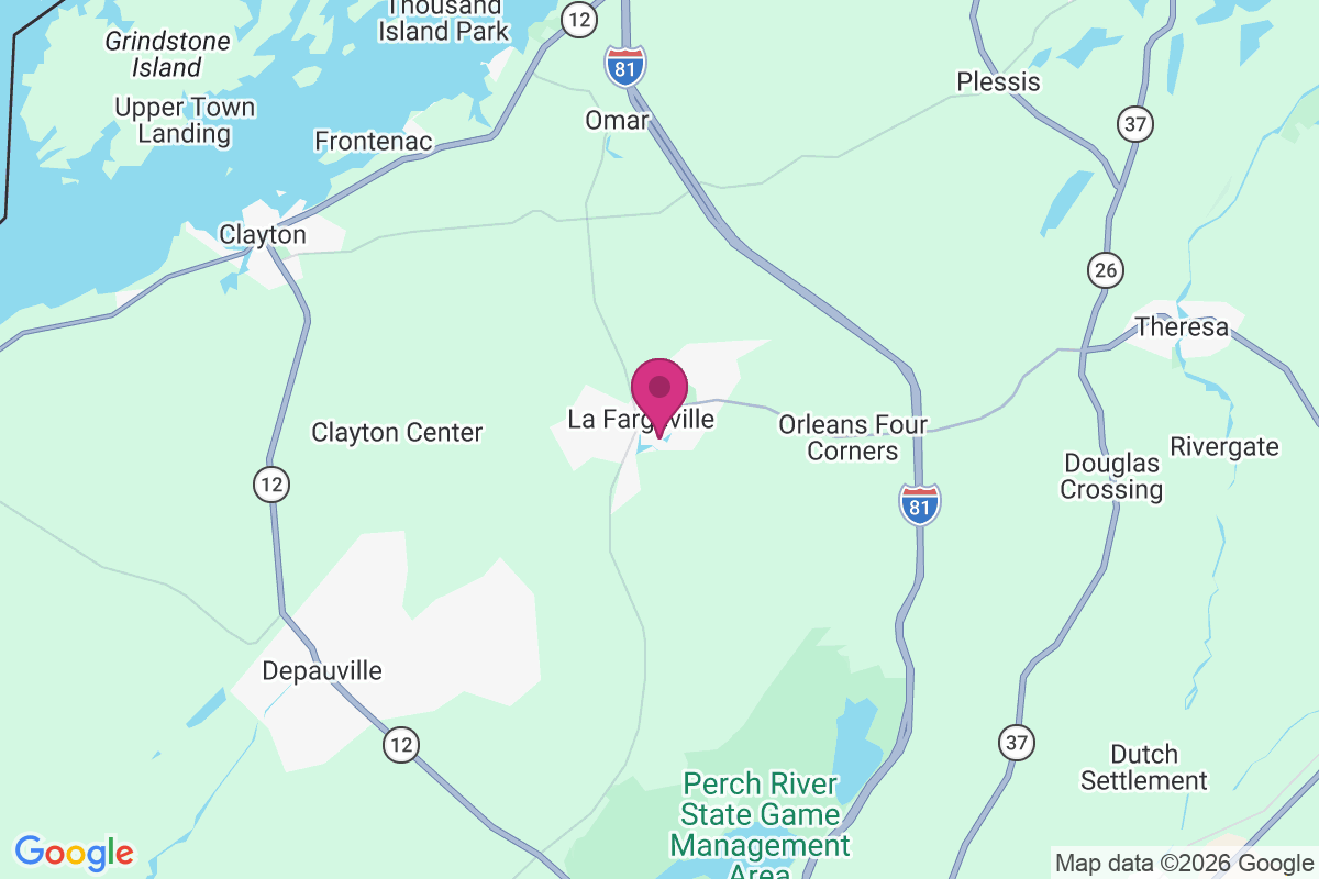 La Fargeville map