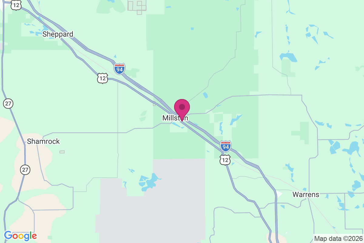 Millston map