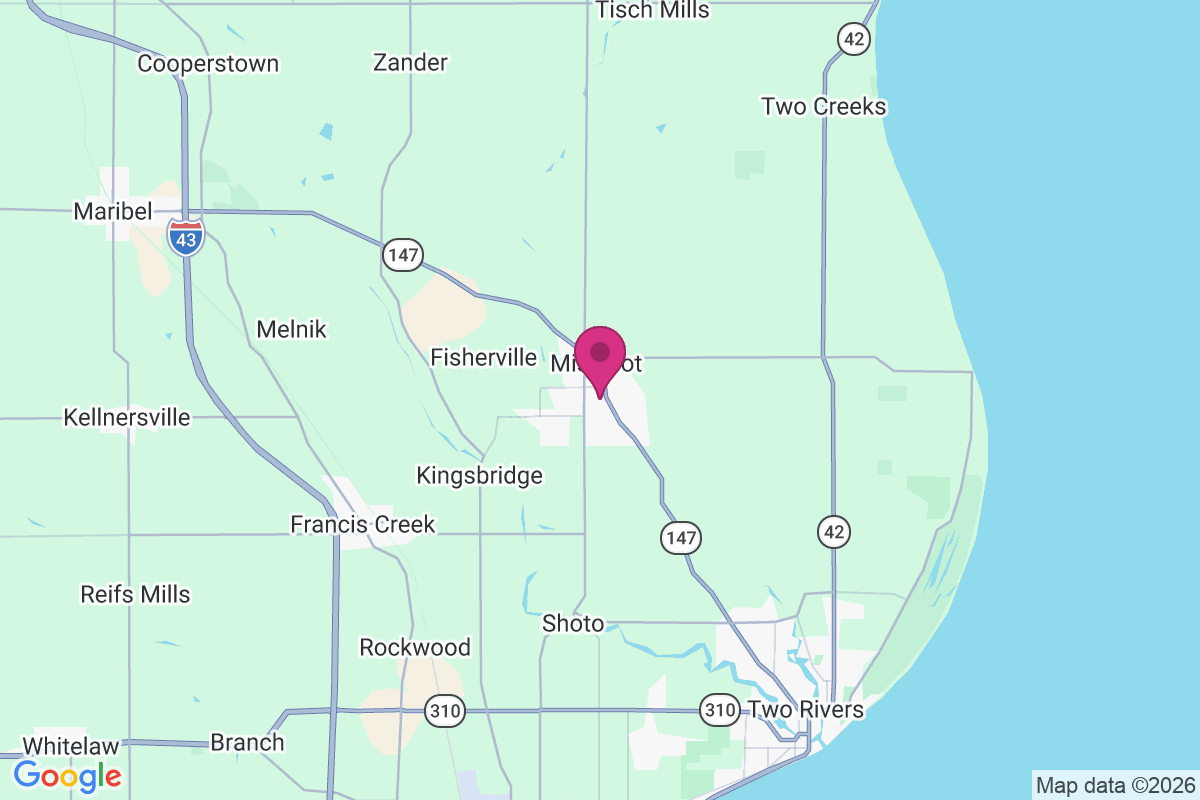 Mishicot map