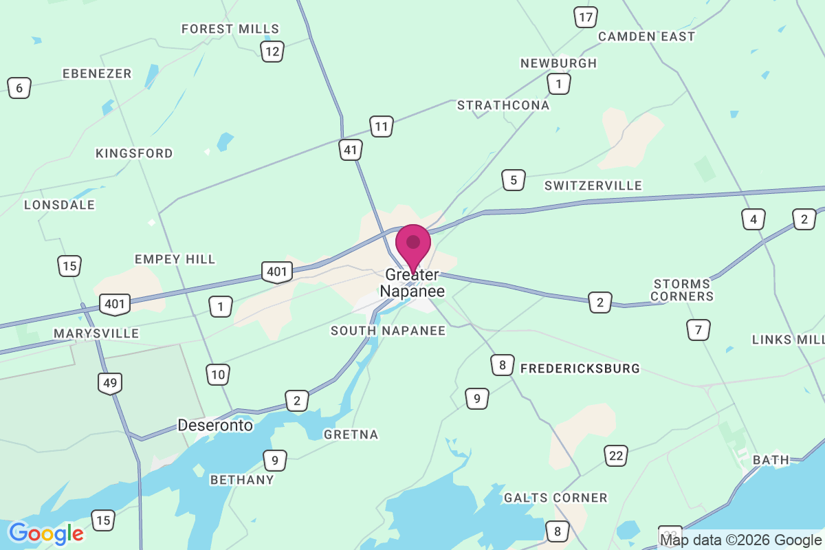 Napanee map