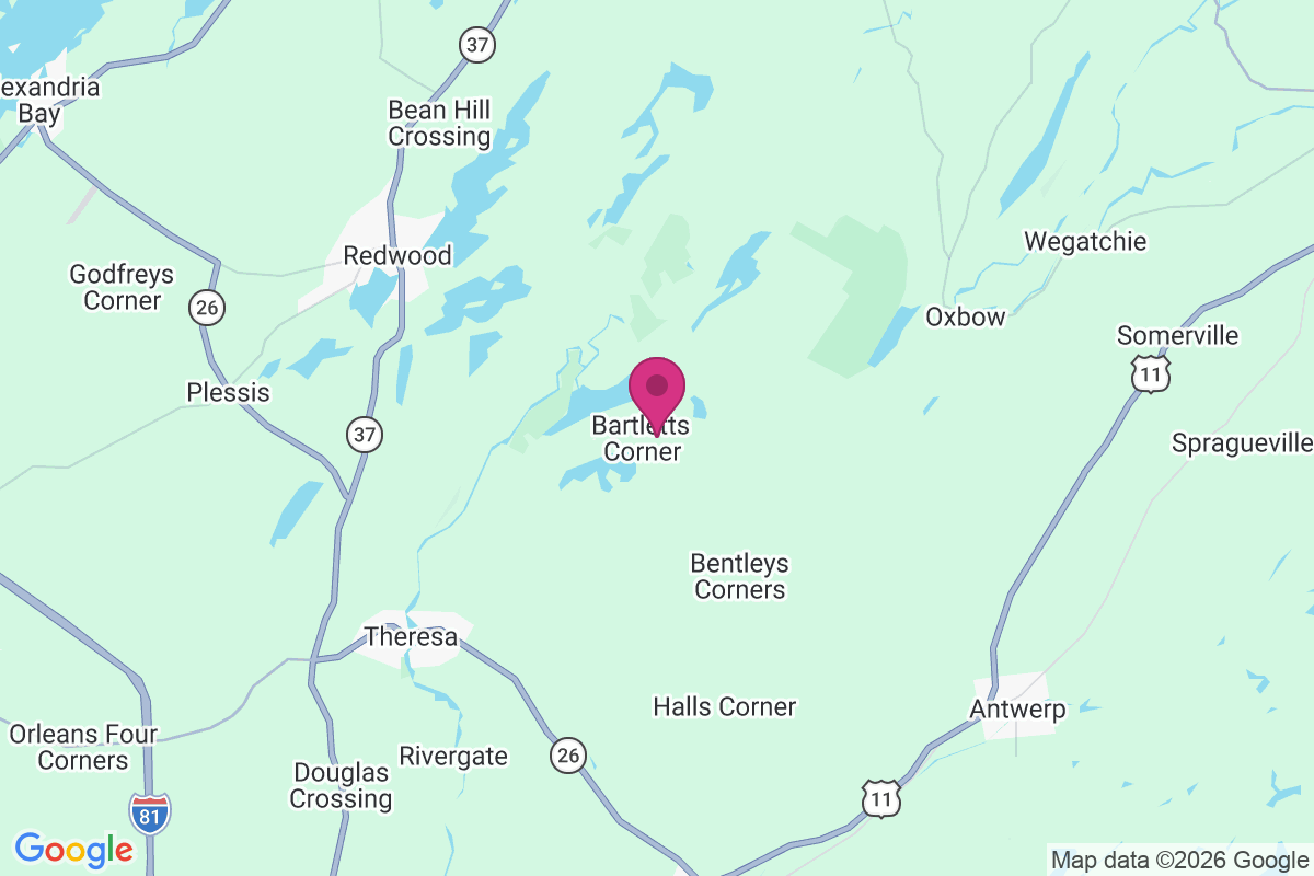 Bartletts Corner map