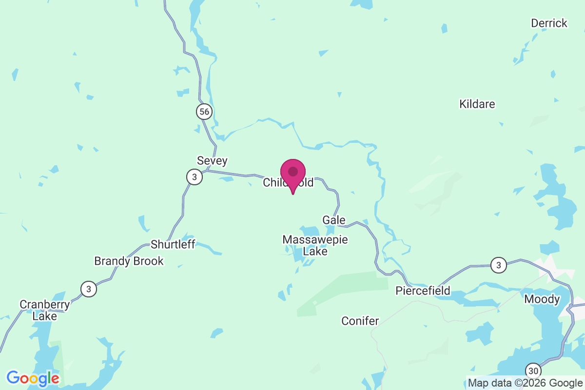 Childwold map