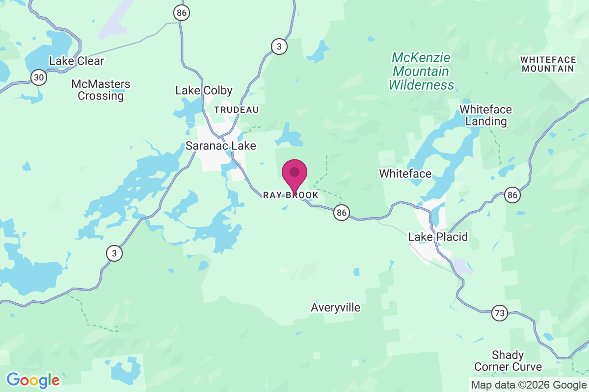 Ray Brook map