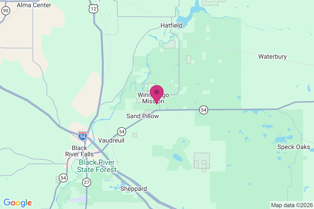 Winnebago Mission map