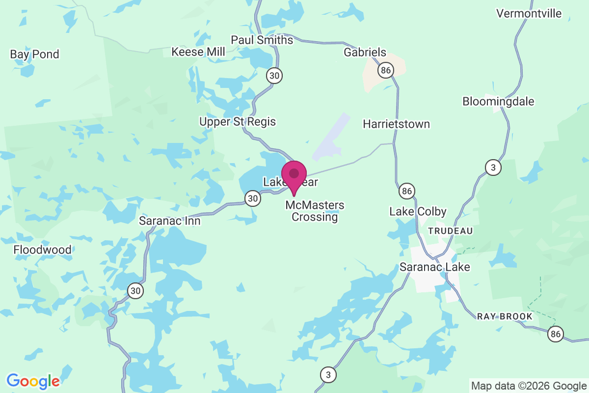 Lake Clear map