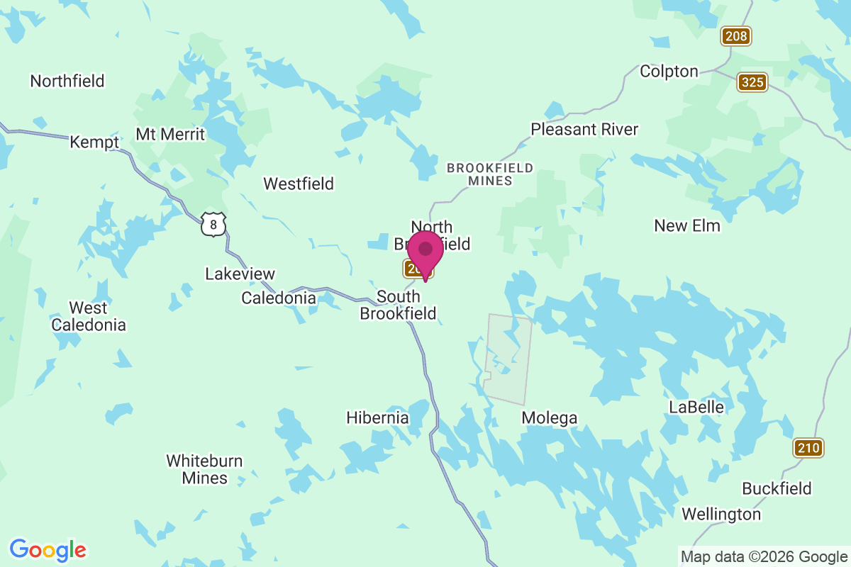 South Brookfield map