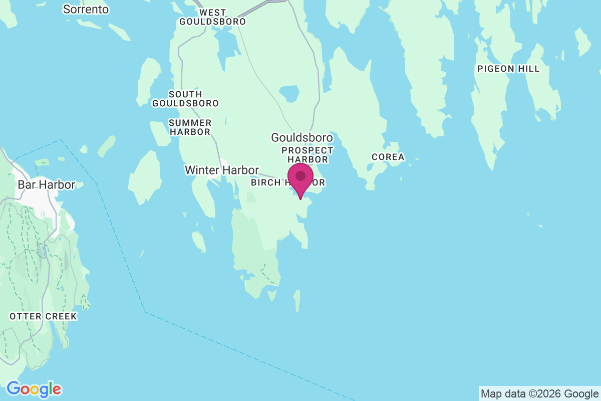 Birch Harbor map