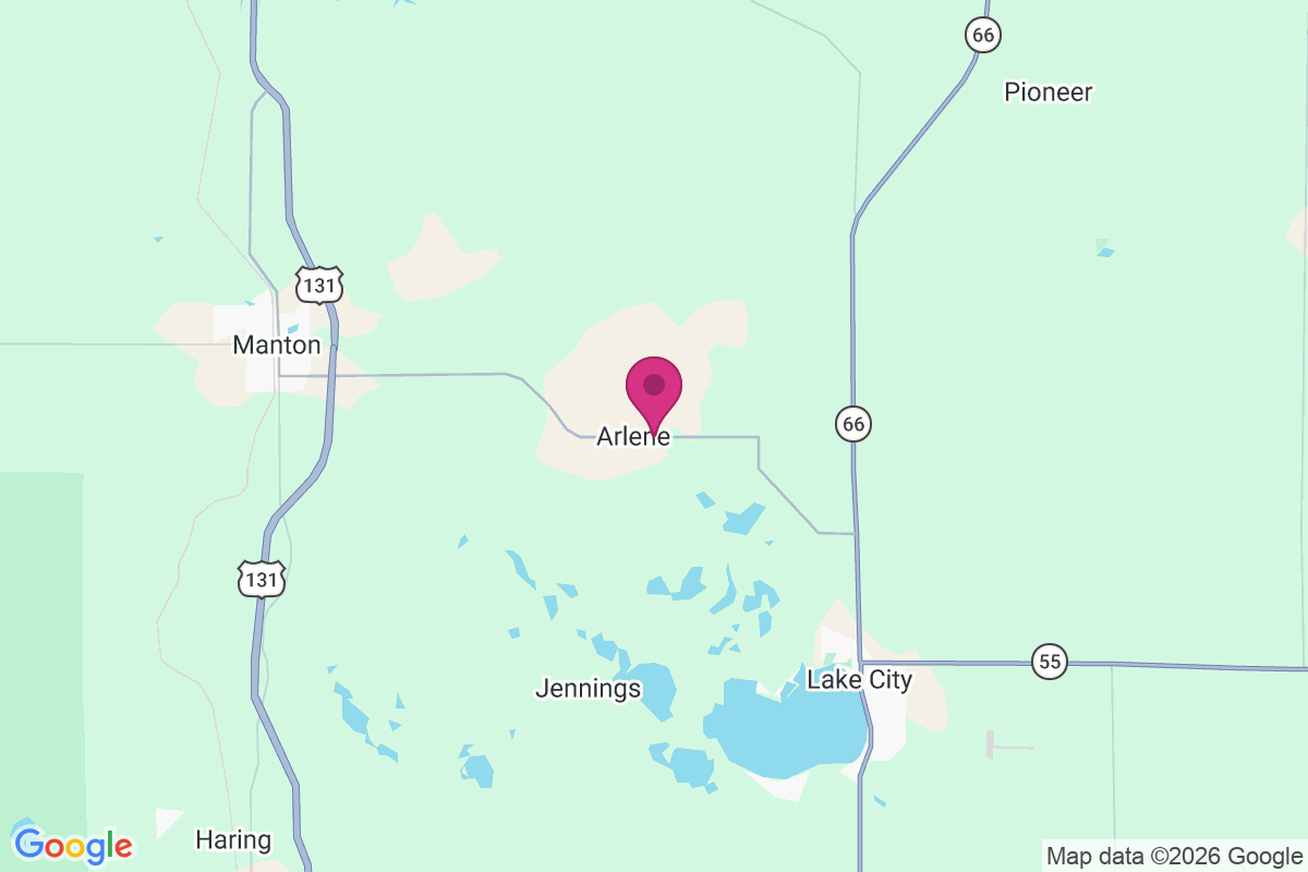 Arlene map