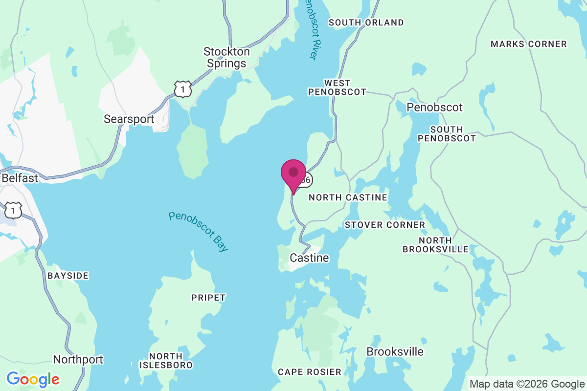 West Castine map