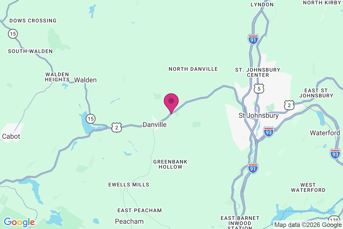 Danville Center map