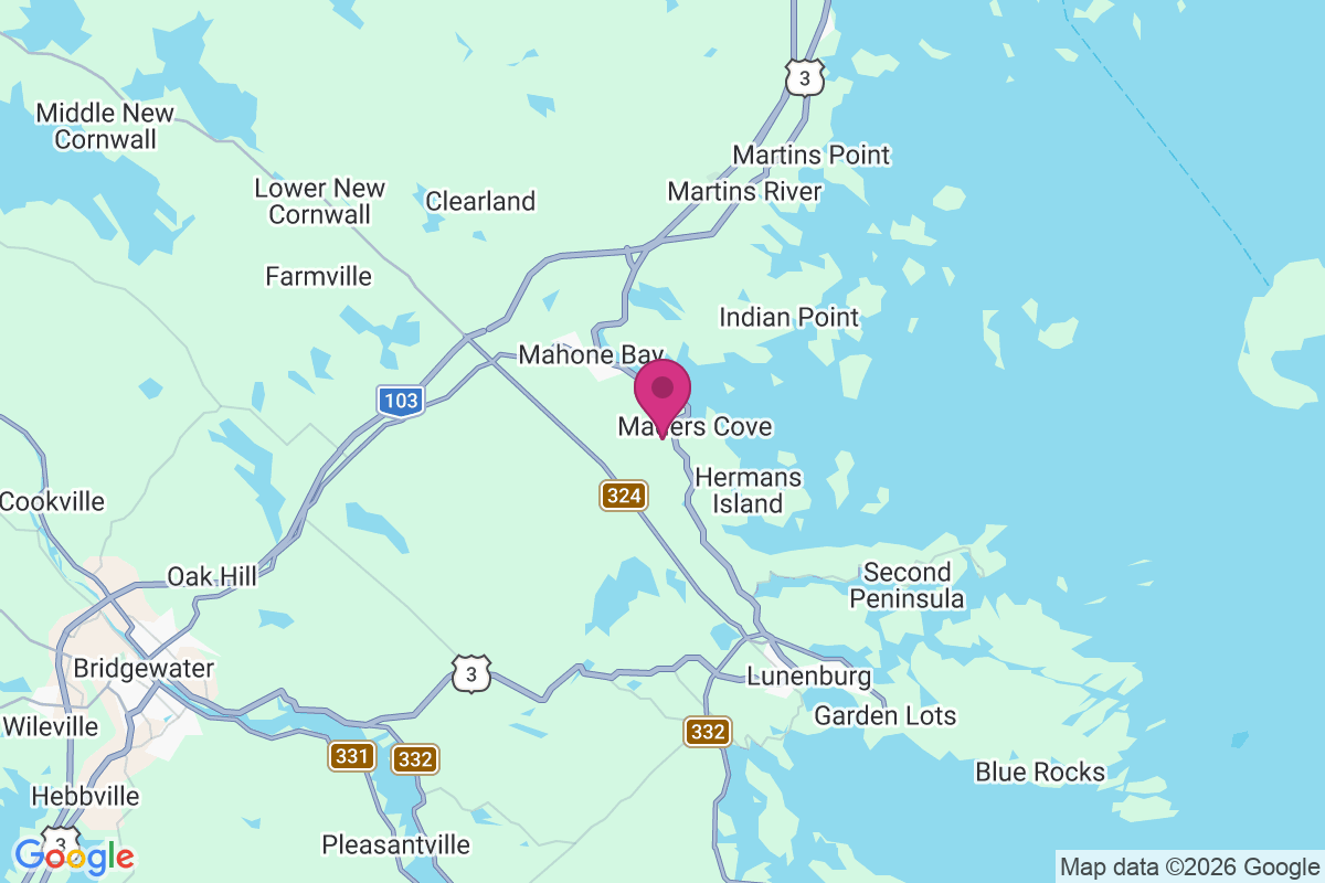 Mahone Bay map