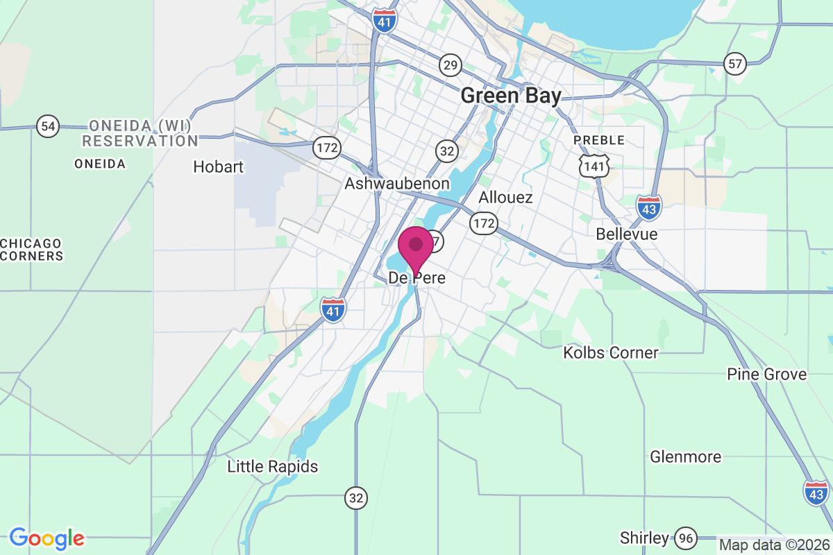 De Pere map