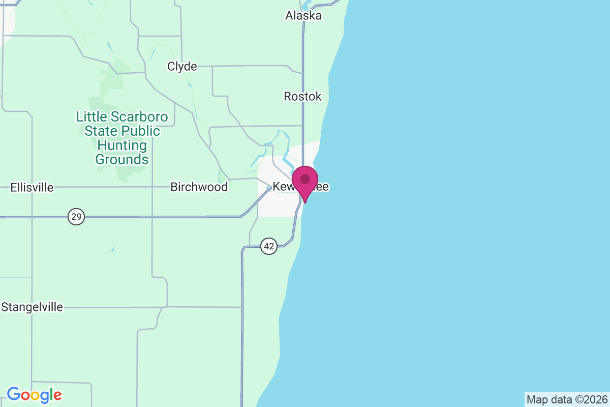 Kewaunee map