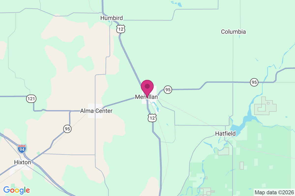Merrillan map