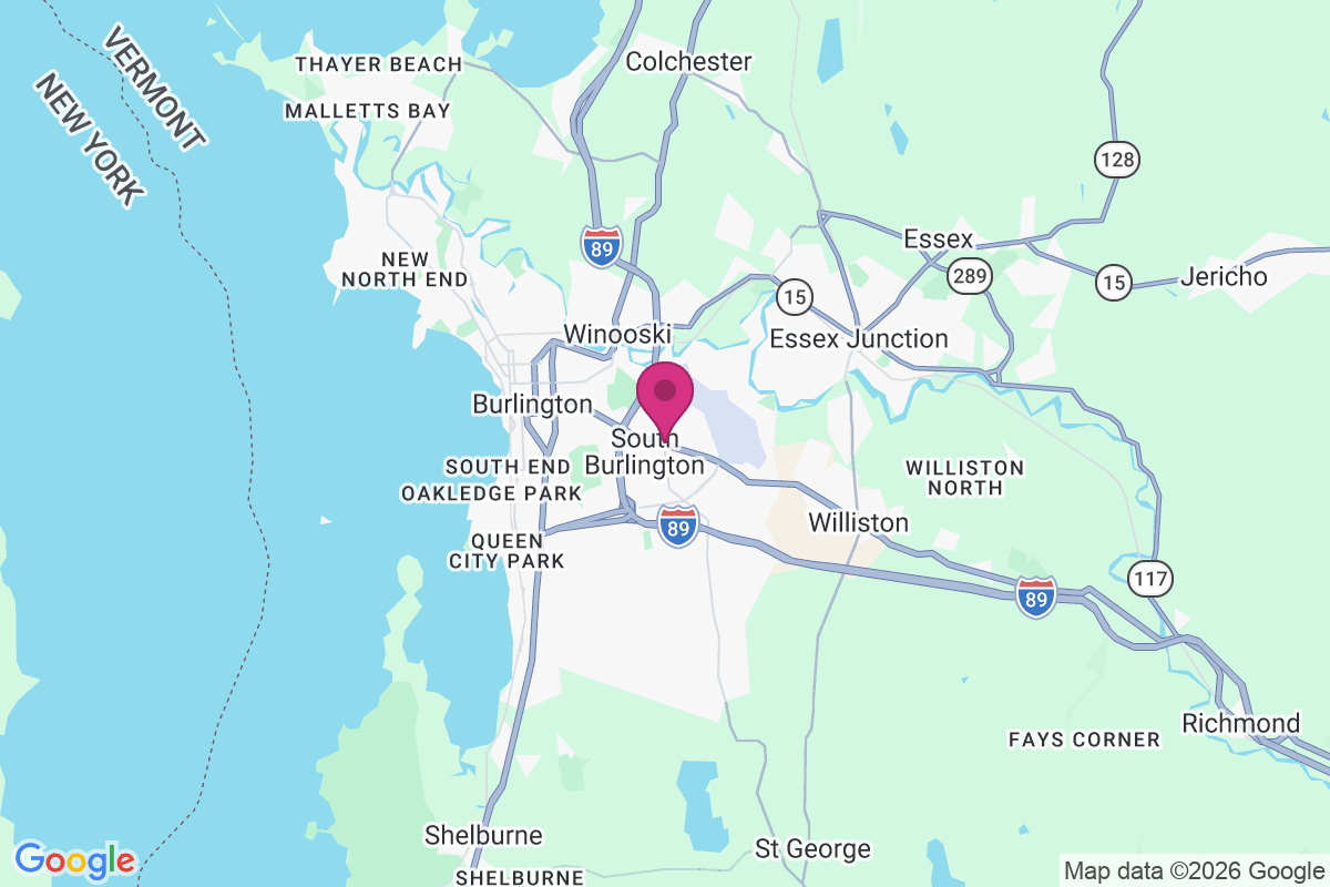 South Burlington map