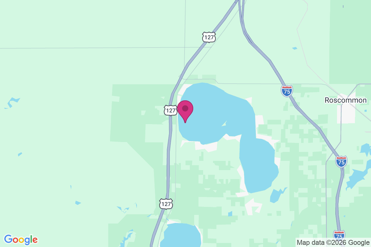 Higgins Lake map