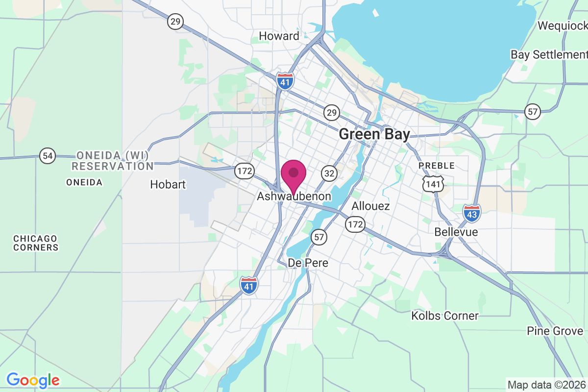 Ashwaubenon map