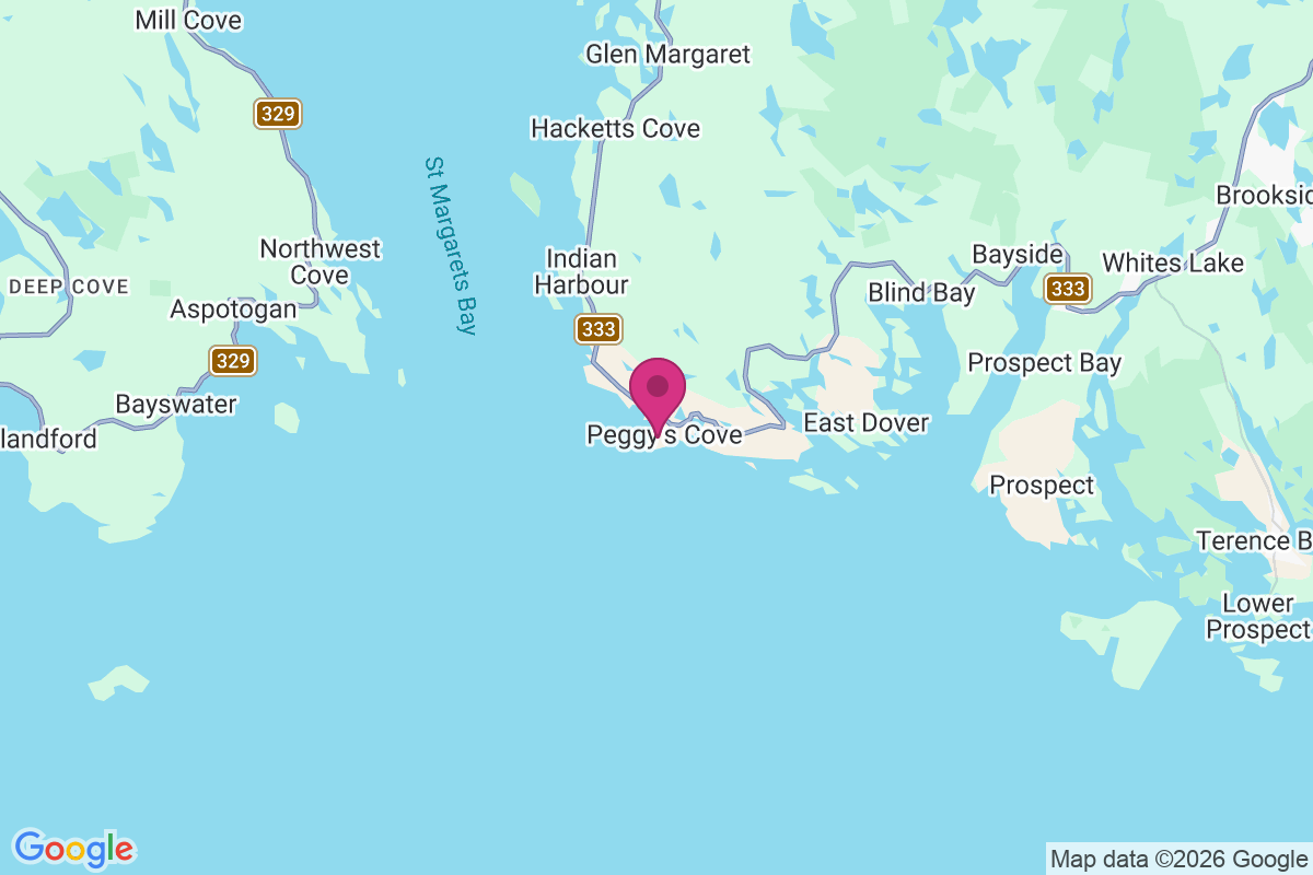 Peggys Cove map