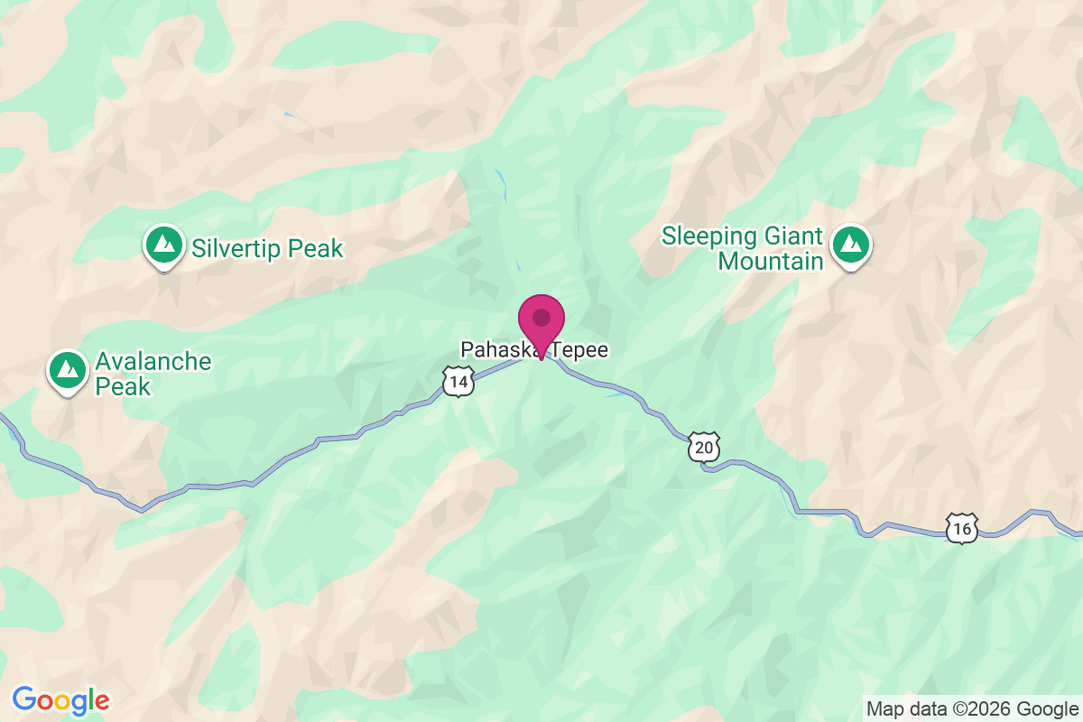 Pahaska Tepee map